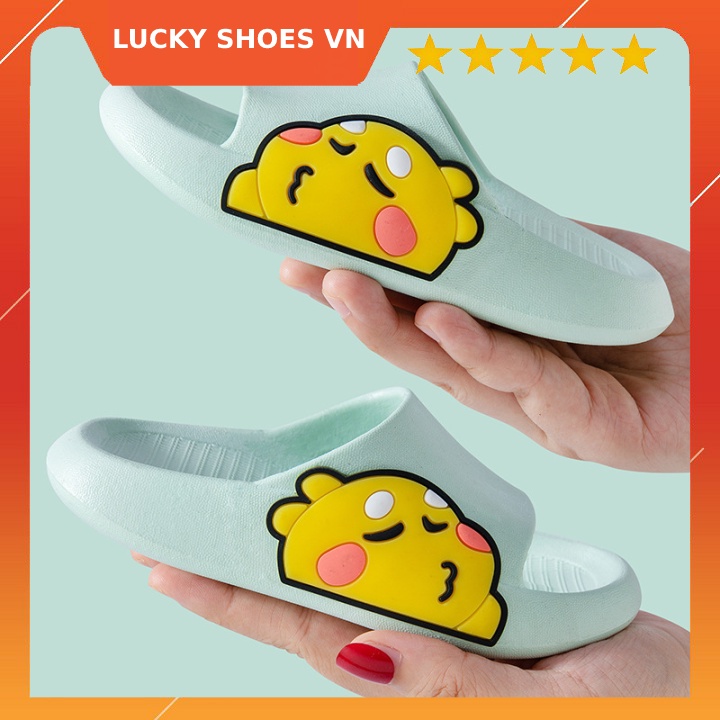 Dép lê pikachu đáng yêu dành cho bé trai và bé gái [H59] siêu cute chống trơn trượt LUCKY SHOES VN