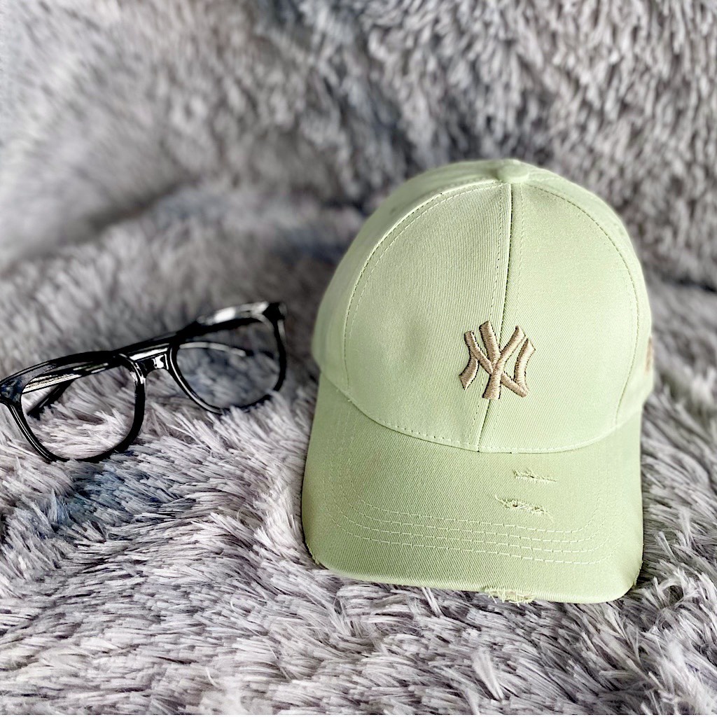 Mũ lưỡi trai nam nữ, nón kết lưỡi trai thêu chữ NY form unisex phong cách Ulzzang Hàn Quốc cá tính năng động NNY25