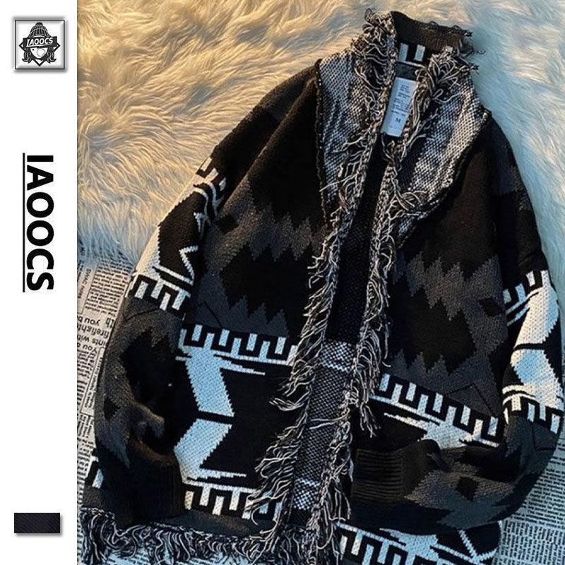 Áo Khoác Len Dáng Rộng Phong Cách Hip hop Đường Phố Retro Mới Cho Nam Và Nữ