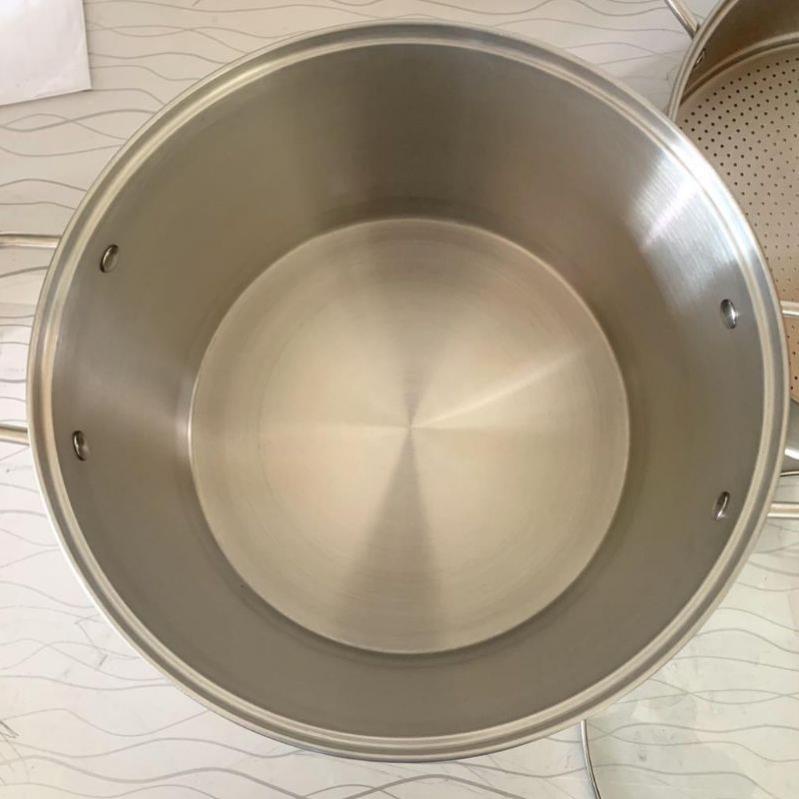 Bộ xửng hấp,nồi hấp inox GOLDSUN 3 đáy size30 GH26-2303SG,HT COOK 1 đáy size 28 cm