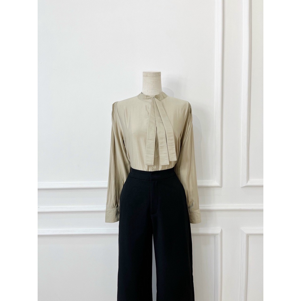 ÁO SƠ MI 3 TÀ - Áo sơ mi chất liệu tơ hàn mềm mịn mát, form lên chuẩn như hình, phong cách thanh lịch, sang trọng