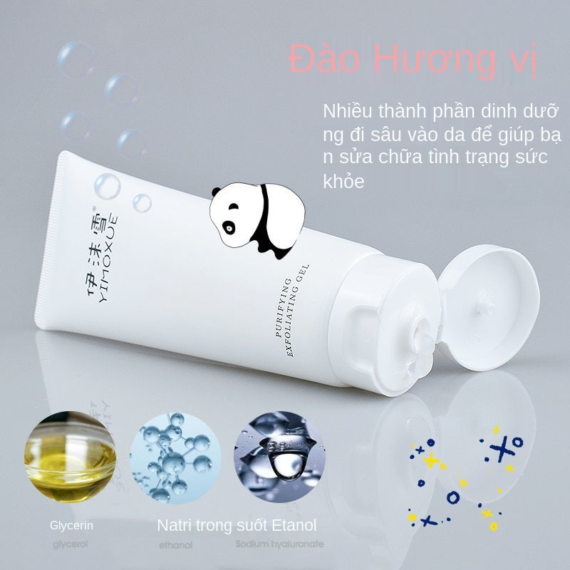 Tẩy tế bào chết gel, da mặt, nam và nữ, toàn thân, chết, gà, mụn đầu đen, kho báu bùn thoa trị