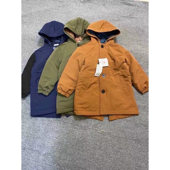 Áo khoác Parka dáng dài uniqlo BTBG