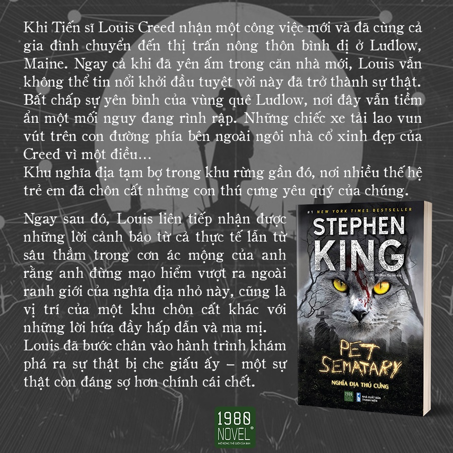 Sách - Pet Sematary - Nghĩa địa thú cưng - Stephen King