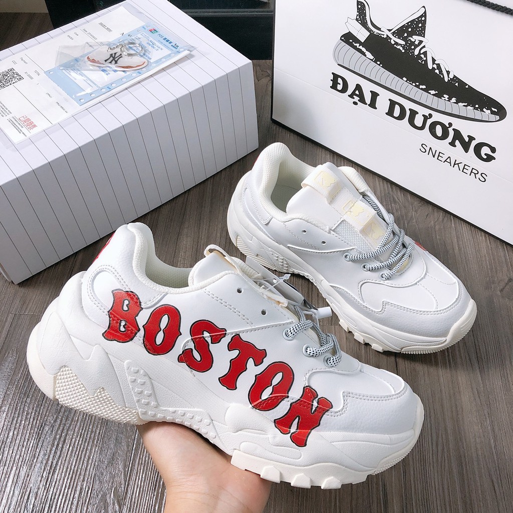 MB boston bản trung [TẶNG MÓC KHÓA - FULL BOX] giày MB boston bản trung giày thể thao MB boston tăng chiều cao nam nữa