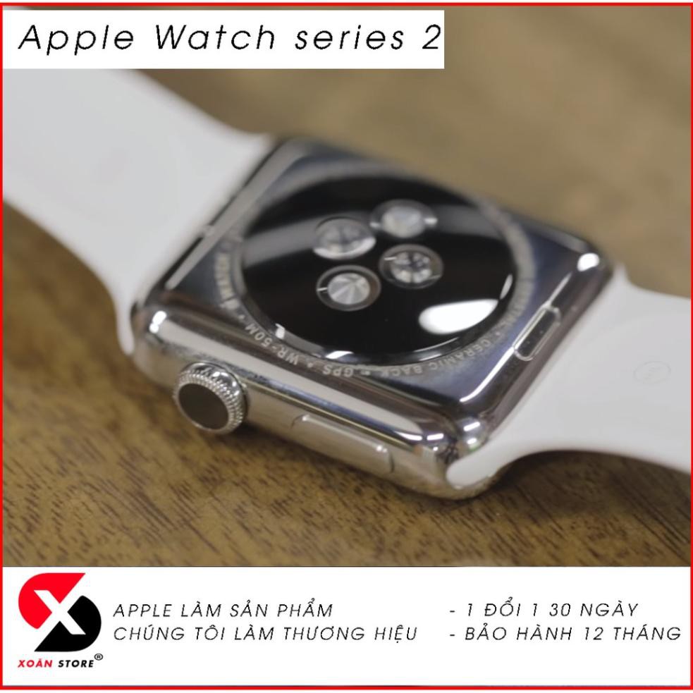 Đồng hồ Apple Watch Series 2 THÉP đẹp 99% nguyên bản BH 12 tháng 1 đổi 1 không sửa