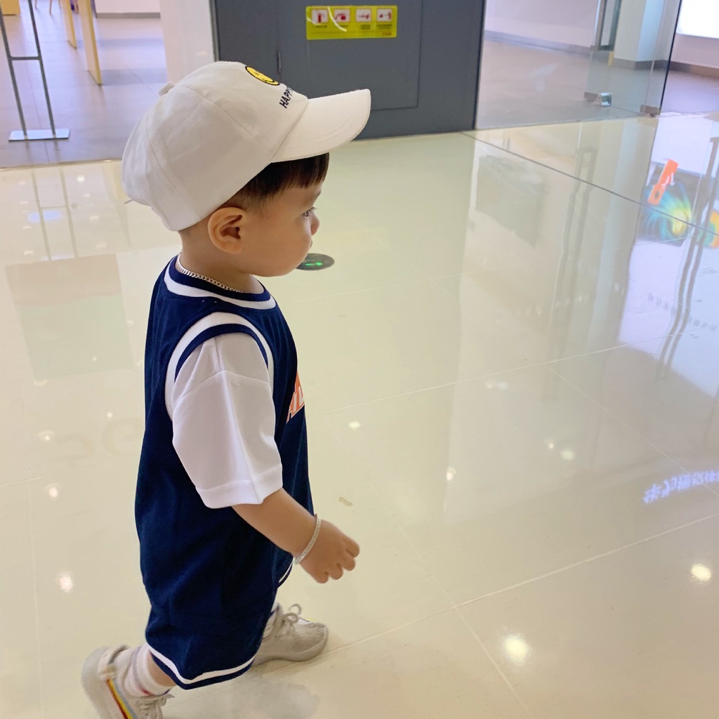 Bộ thể thao Filling cho bé trai bé gái phong cách bóng rổ 2 màu B71-21210