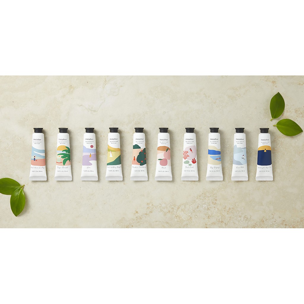 [Mã COSINNI6 -10% ĐH350k]Kem dưỡng da tay hương nước hoa innisfree Jeju Life Perfumed Hand Cream 30ml