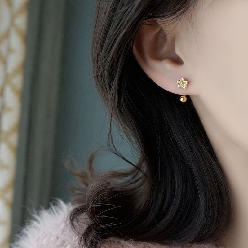 MRS.D【In Stock】100% Sterling Silver U-shaped Ear Bones S925 Earrings Stud Earrings Colors of Zircon Jewelry Gift Ear Clips Minimalist Earring Design Jewelry Girls Allergy Free