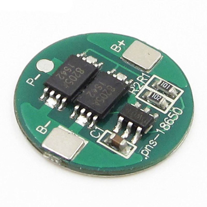 5 Bảng Mạch Bảo Vệ Pin Lithium 1s Bms 18650 18650 Mos 5 Pin 1s Bms 16430 17670 18650