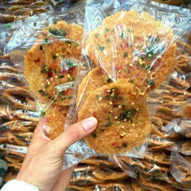 Cơm cháy mỡ hành thơm ngon - bịch 3 miếng