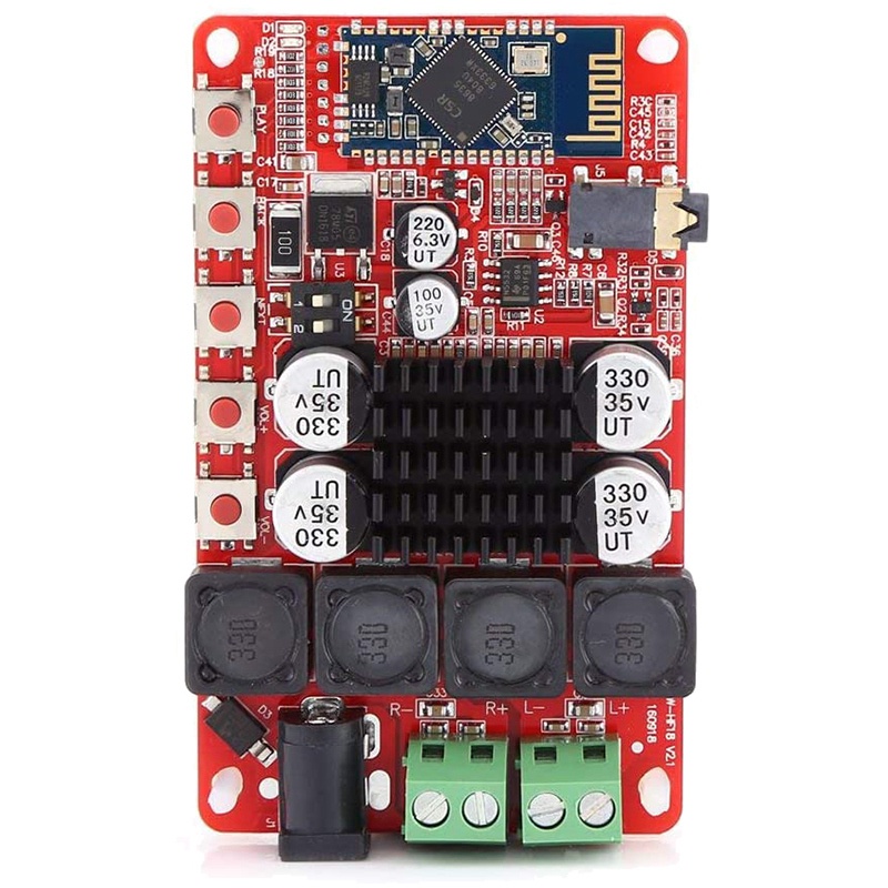 Bảng Mạch Khuếch Đại Âm Thanh TDA7492 50Wx2 CSR8635 Bluetooth V4.0 Kèm Phụ Kiện