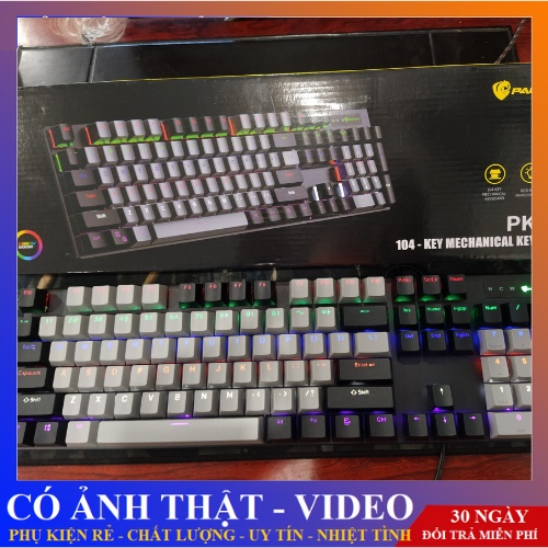 [ SIÊU PHẨM ] Bàn Phím Cơ Led đổi màu Panstan Pk200 Gaming cao cấp -Nhiều chế độ led - cảm giác chơi game cực đã BH 3 t