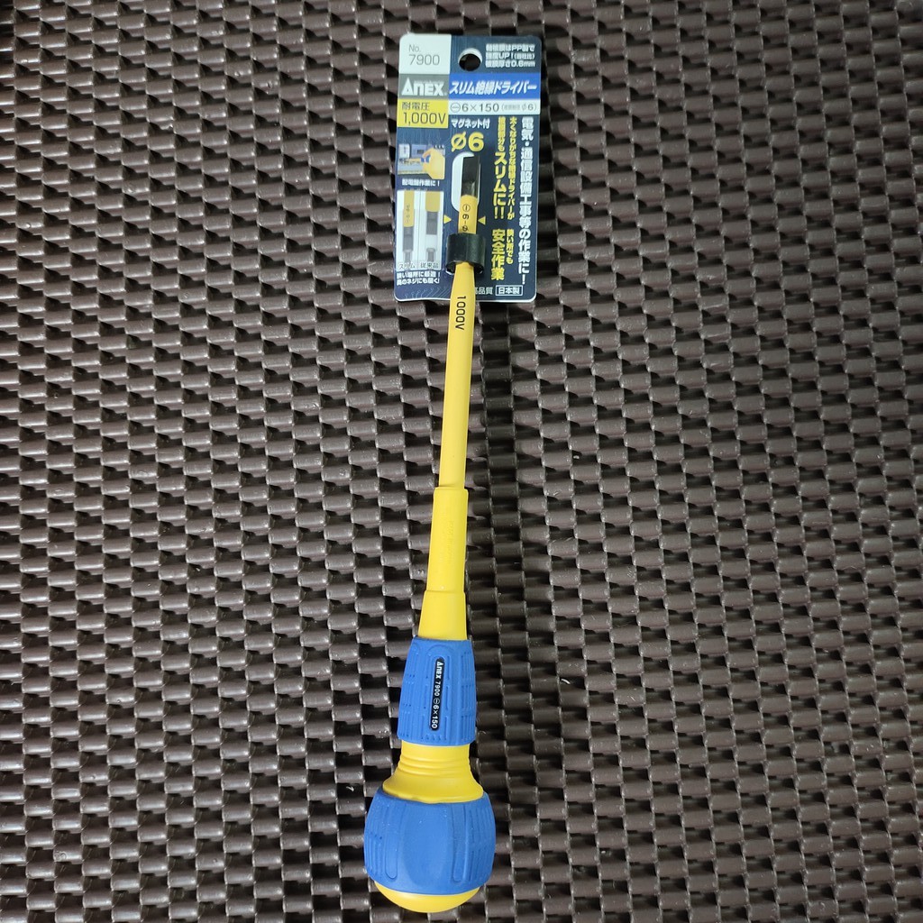 Tô vít cách điện 1000V cán tròn Anex 7900+1x100/7900+2x150/7900+3x150/7900-6x150 Nhật bản