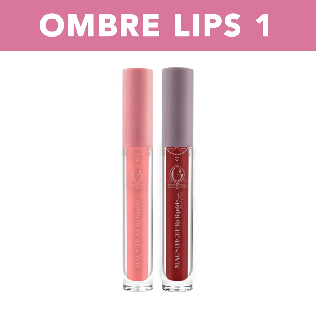 (hàng Mới Về) Son Môi Madame Màu Ombre Cao Cấp