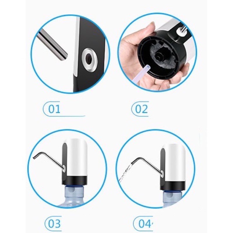 Máy hút nước.hút chất lỏng mini tự động từ bình. Vòi hút xăng bơm rượu thông minh tự động