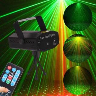 R&B DJ Disco LED Light Mini Laser Projector Stage Lighting Xmas Show Party