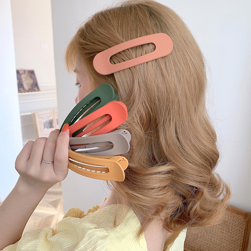 Kẹp tóc cỡ lớn kiểu Hàn Quốc thiết kế dễ thương cho nữ rửa mặt