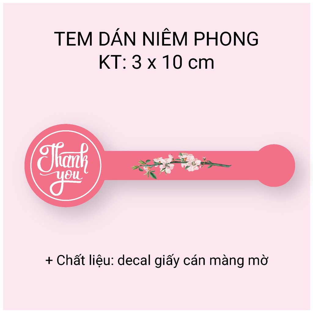 100 Tem Dán Dây Niêm Phong - 3 Màu