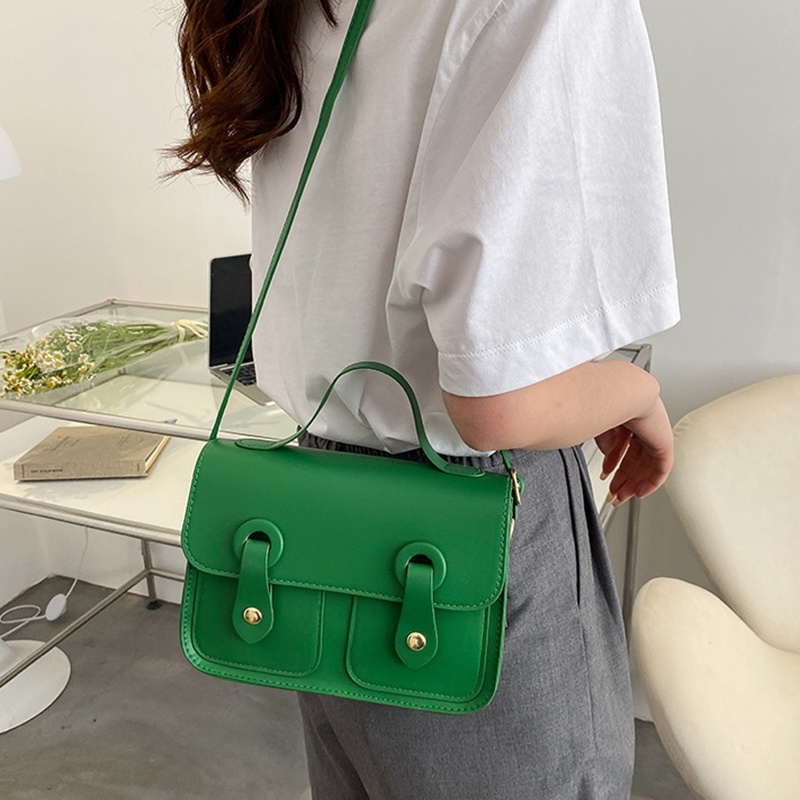 Túi xách IELGY đeo chéo 1 vai phong cách retro phương Tây thường ngày