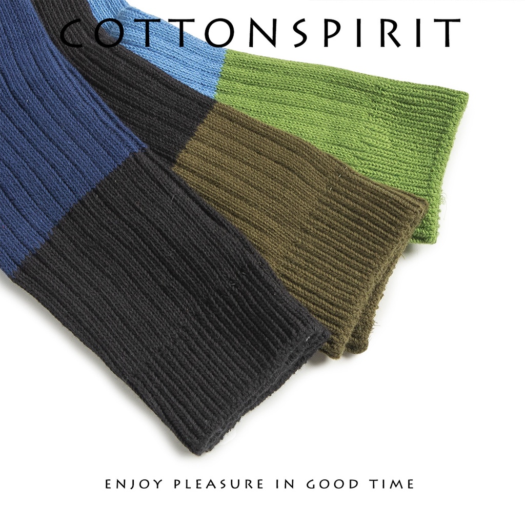 Vớ nữ cổ cao cá tính Phong cách retro Tất dài nữ chất dày dặn cao cổ Thu Đông Giữ ấm Hàn Quốc