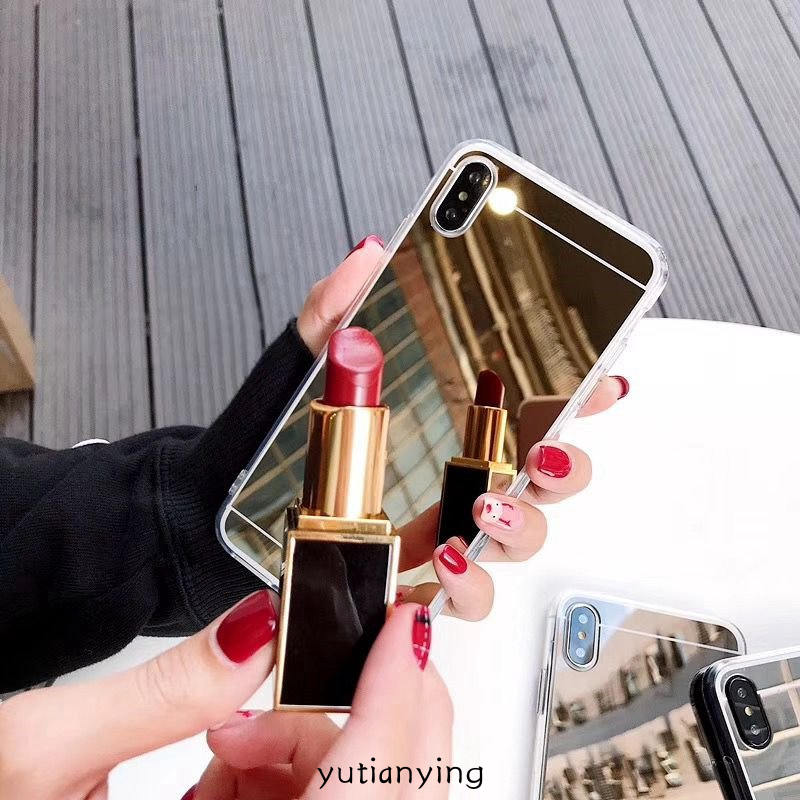 Makeup Mirror Case Oppo A5 A9 2020 A37 A1k A5s A7 A3s F9 F7 F11 A71 A92 A52 A12 A31 Reno3 A91 F9pro F1s A83 A57 Shockproof Acrylic Cover