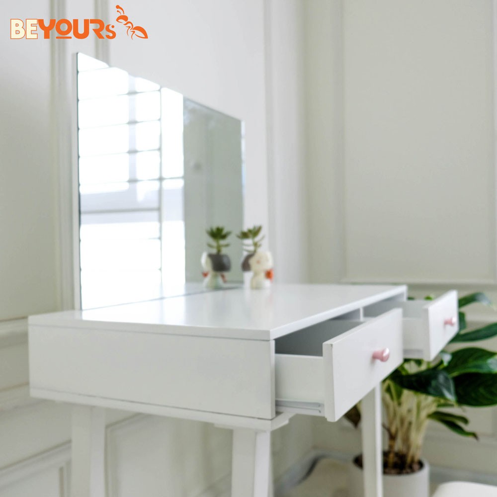 Bàn Trang Điểm BEYOURs B Charming Dressing Table Nội Thất Kiểu Hàn Lắp Ráp - Trắng