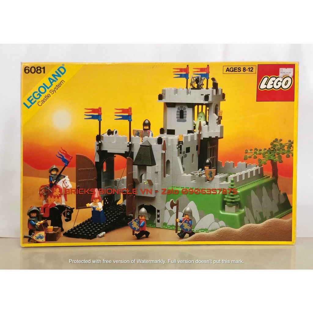 LEGO CASTLE SYSTEM - ĐỒ CHƠI XẾP HÌNH LEGO LÂU ĐÀI TRUNG CỔ - 6081 KING'S MOUNTAIN FORTRESS - LÂU ĐÀI TRÊN NÚI