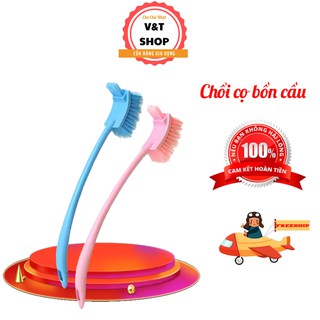 Cọ bồn cầu 2 đầu tiện lợi, chổi đánh bồn cầu 2 đầu siêu sạch