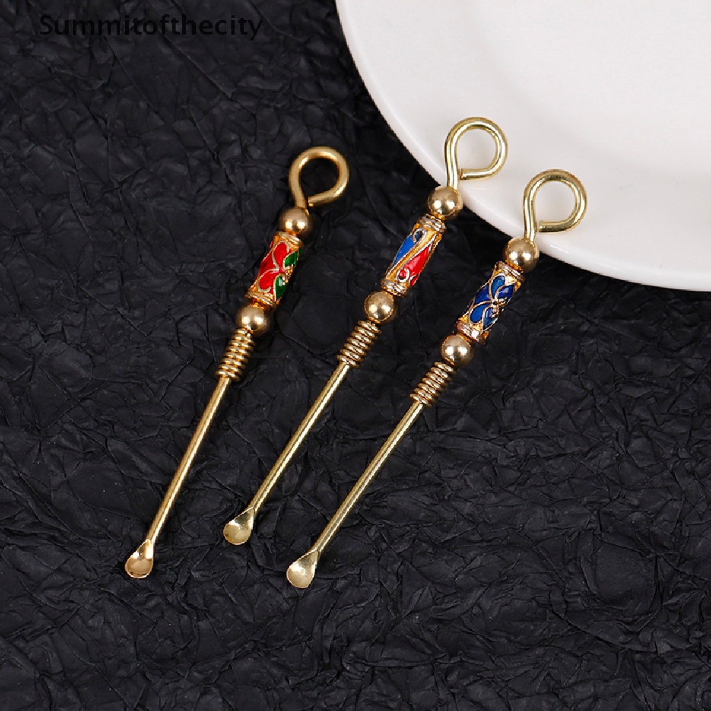 Summitofthecity Dụng Cụ Nhặt Tai Nghe Bằng Đồng Có Móc Khóa Xe Hơi / Móc Khóa Quà Tặng Cho Nam