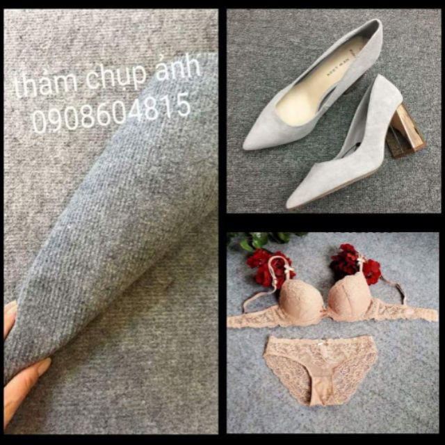 Thảm nỉ chụp ảnh sản phẩm