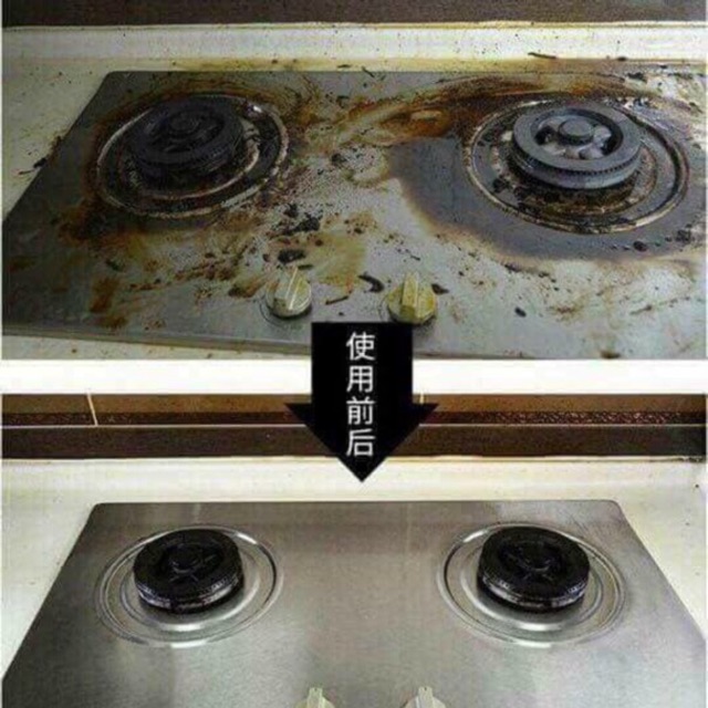 Xịt tẩy rửa bếp ga