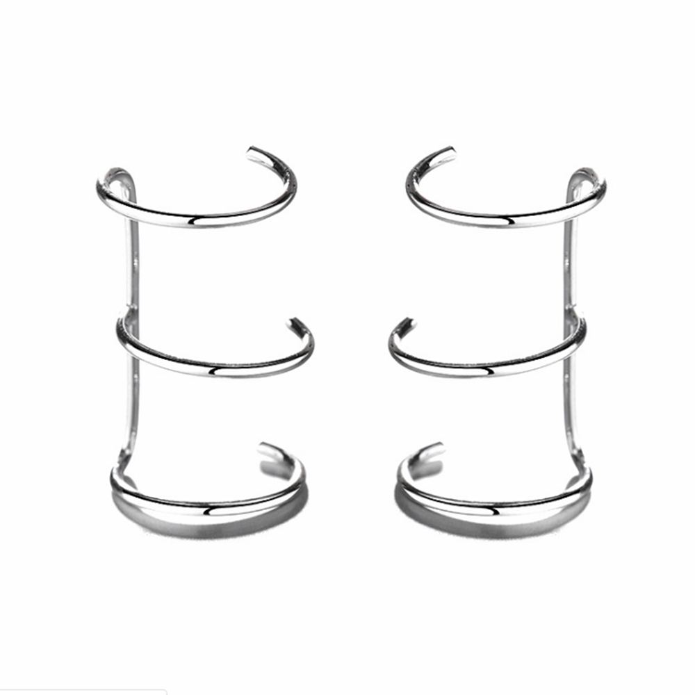 Khuyên Tai Dạng Kẹp Bằng Thép Không Gỉ Cá Tính