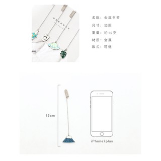 Bookmark dây chuyền siêu cute