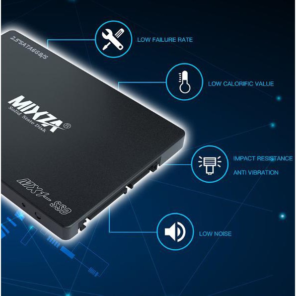 Ổ CỨNG SSD 120GB MIXZA 2.5 SATA3 - CHÍNH HÃNG BẢO HÀNH 36 THÁNG