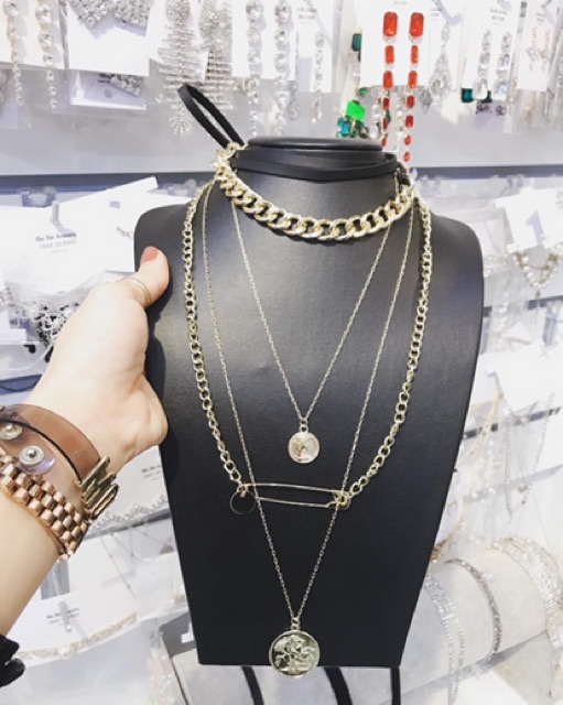 Cổ trưng dây chuyền da giá siu rẻ