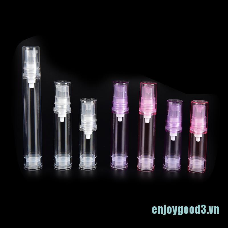 Lọ rỗng hút chân không chiết mỹ phẩm dung tích 5/10/15ml tiện dụng cho du lịch