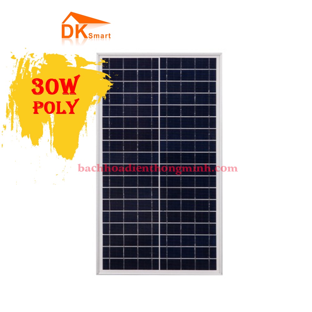 🔥 Poly 30W 🔥 Tấm Pin Năng Lượng Mặt Trời Mini Poly 30W