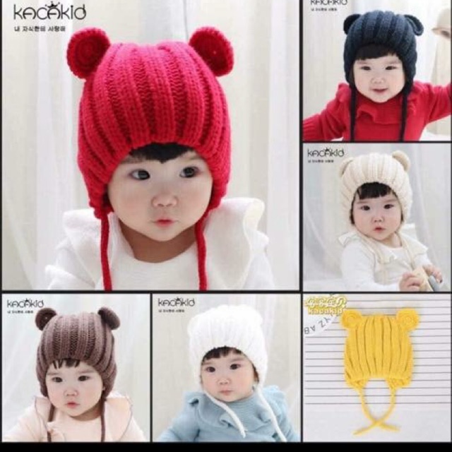 Mũ len Kacakid xuất Hàn cho bé