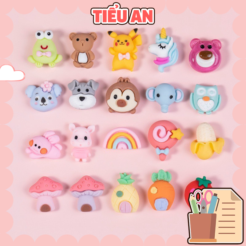 Charm (C258) slime/ Dụng Cụ Charm Trang Trí/ Làm Nail nhiều mẫu (1.25 cm) - 01 Cái