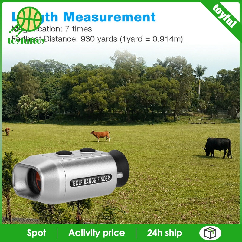 Kính Viễn Vọng Đo Khoảng Cách 7x Phạm Vi 930 Yards Dành Cho Gậy Đánh Golf Rangefinder