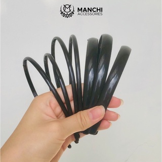 Cài tóc, bờm tóc đen basic