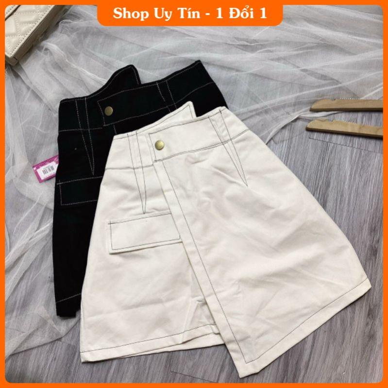 [GIÁ TỐT] CHÂN VÁY LƯNG CAO CHÉO BÓ EO VIỀN CHỈ NỔI ẢNH THẬT -IB | BigBuy360 - bigbuy360.vn