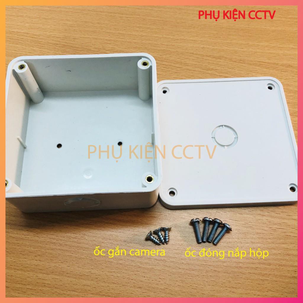 [Combo] Thùng 100c Hộp kĩ thuật, Hộp nối 5x11x11cm dùng cho Camera