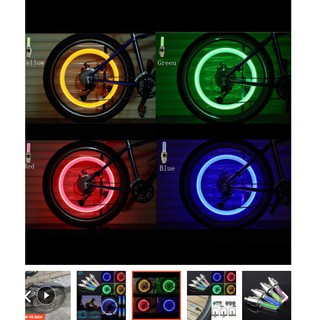 Đèn LED neon gắn bánh xe đạp / xe máy