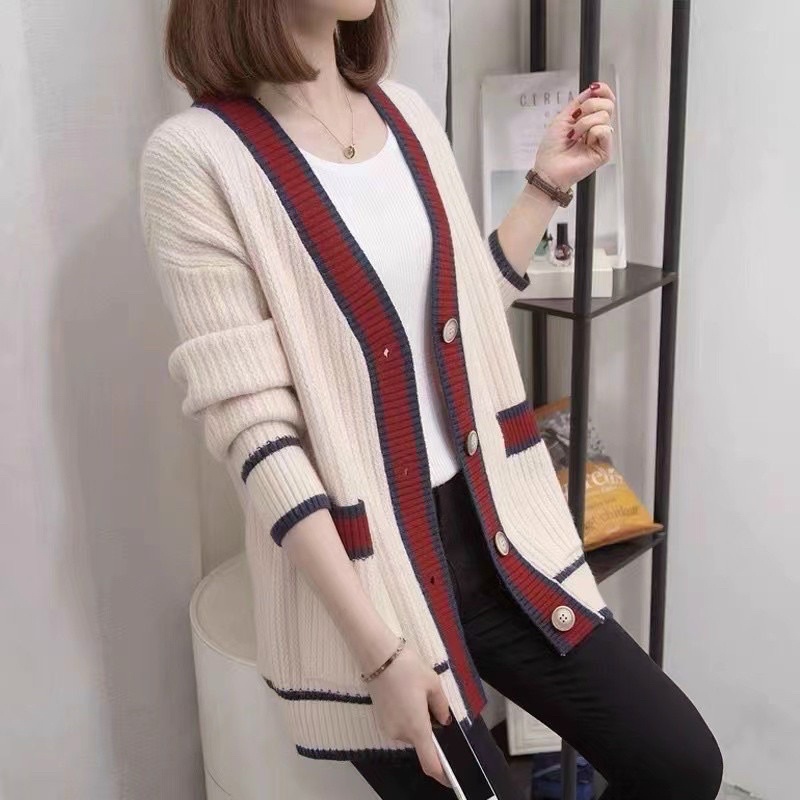 Áo Bầu choàng cardigan dáng dài Chất dày dặnmàu siêu xinhkiểu dáng xuông-phong cách Hàn Quốc freesize