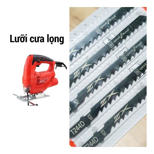 BỘ 5 LƯỠI GẮN CƯA LỌNG DÙNG CƯA GỖ HCS