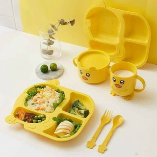 Sét đựng thức ăn 5 món vịt vàng cho bé