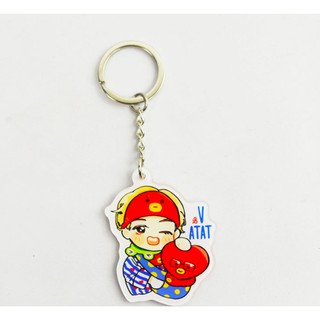 Móc khoá Bangtan mặc pijama