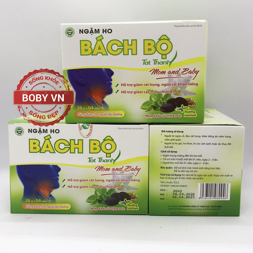  Ngậm ho Bách Bộ - cho cả gia đình và bà bầu.